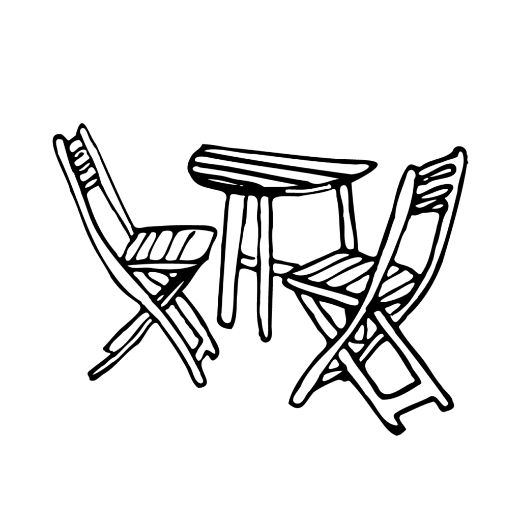 Rent Room Lisbon – Coolivin - Outdoor Table & Chairs
